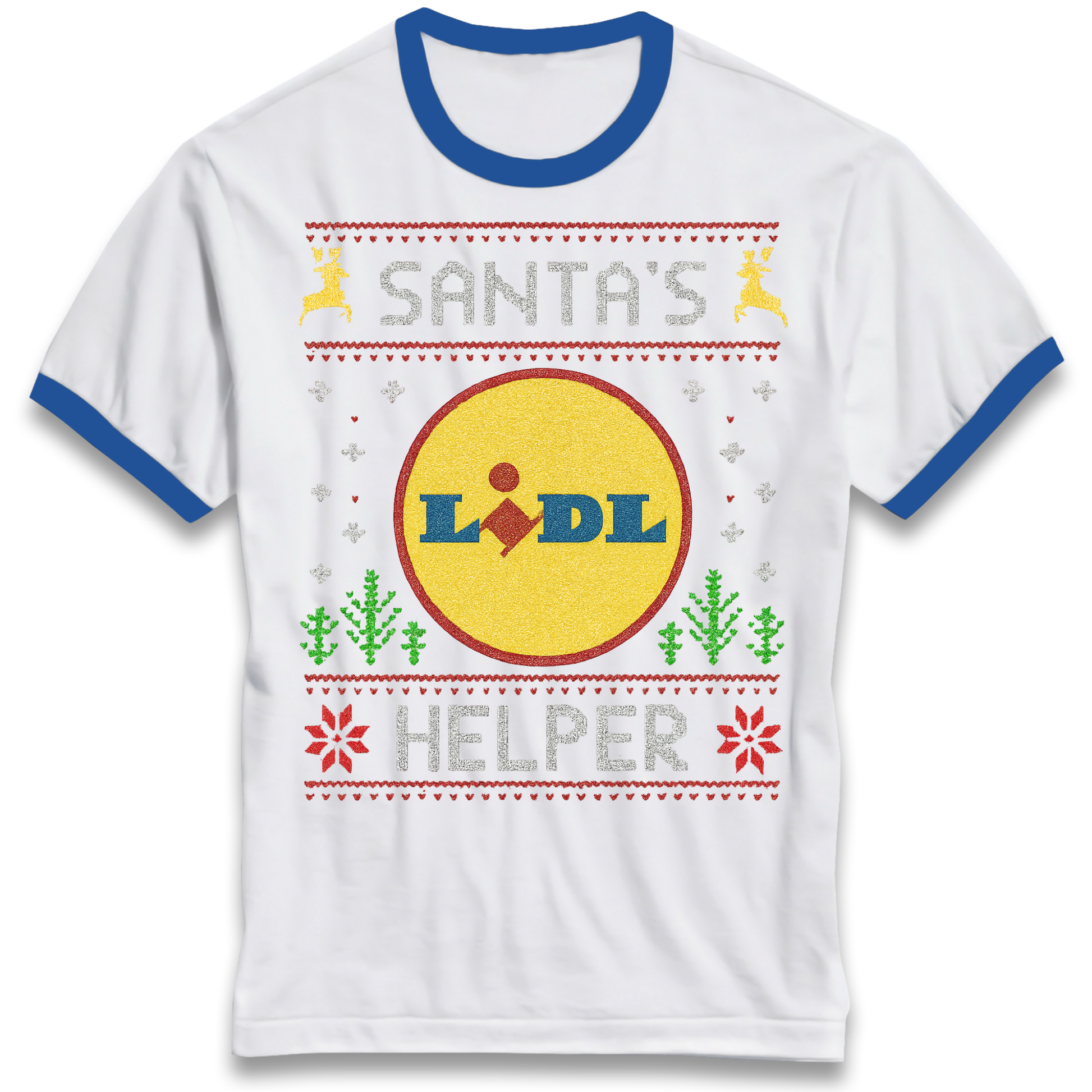 Lidl Christmas Ringer T Shirt