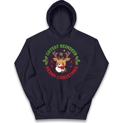 Cutest Reindeer kids hoodie