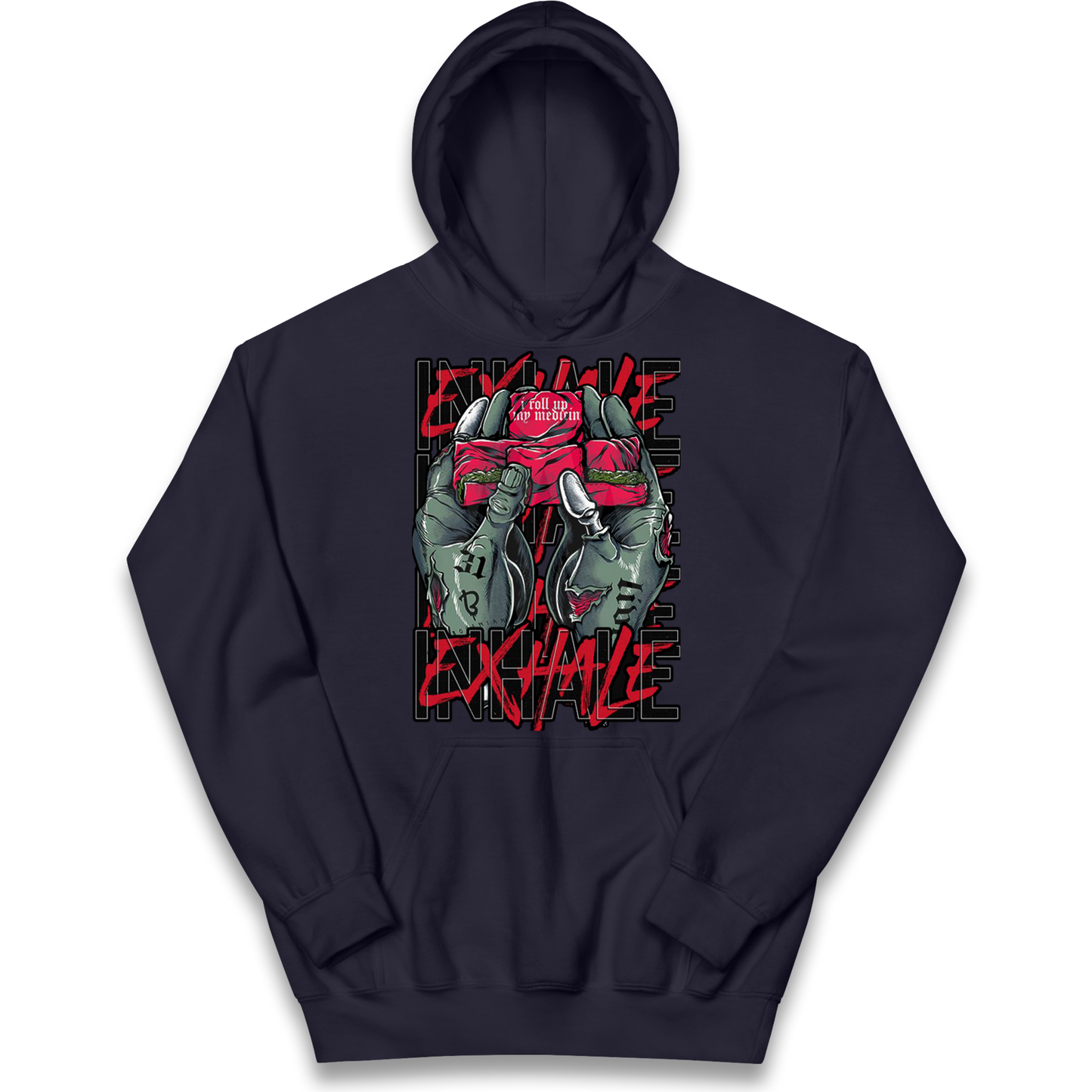 Inhale Exhale kids hoodie