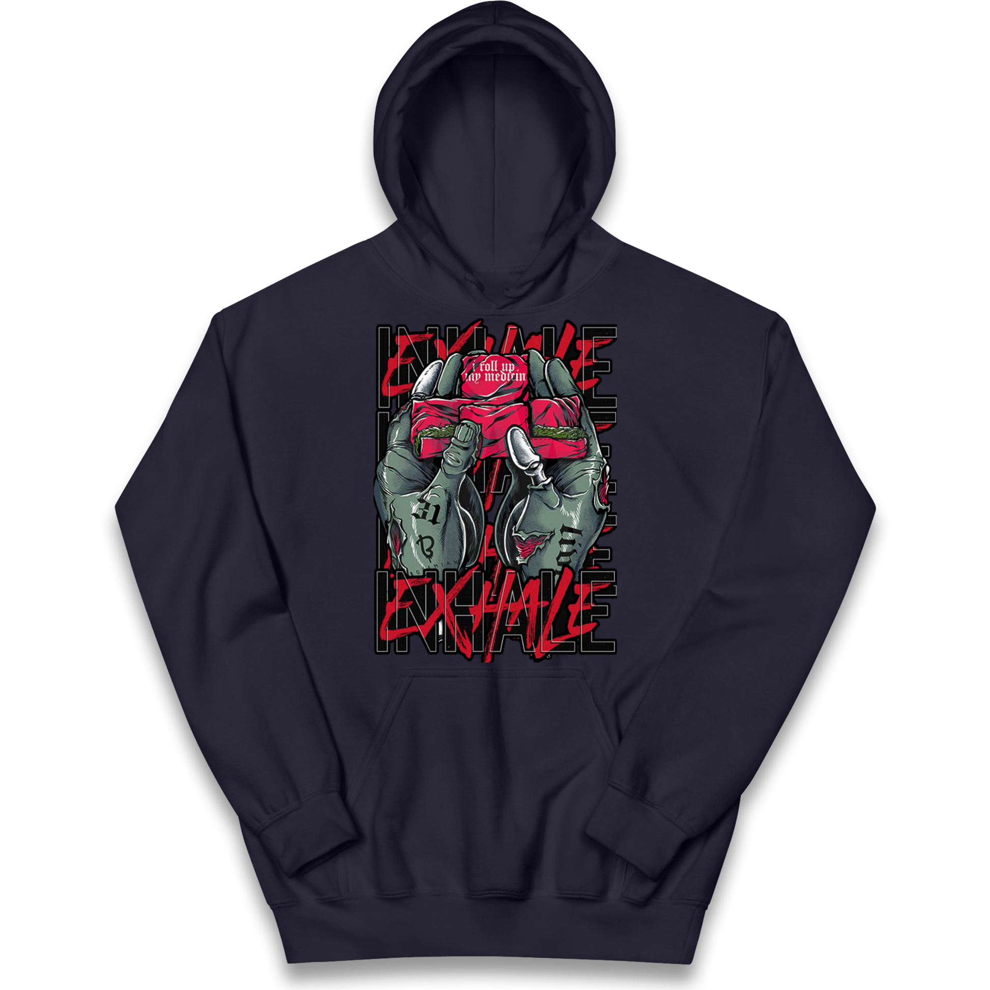 Inhale Exhale kids hoodie