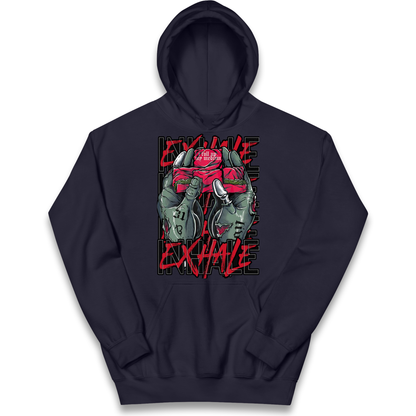 Inhale Exhale kids hoodie