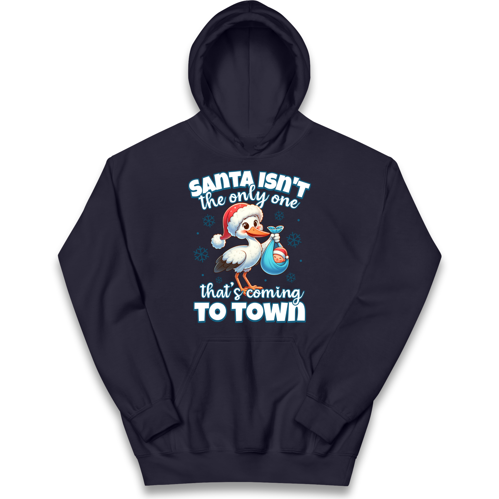 Santa isn't The Only One Thats Coming To Town Christmas kids hoodie