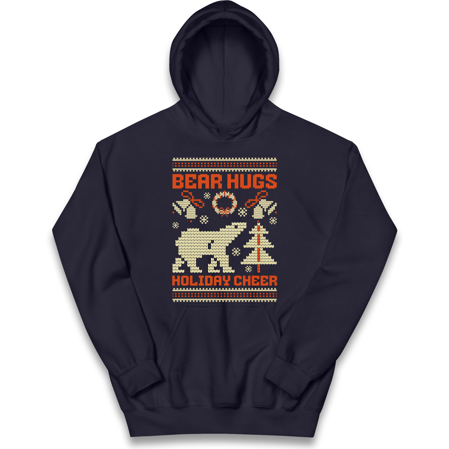 Bear Hugs Holiday Cheer kids hoodie