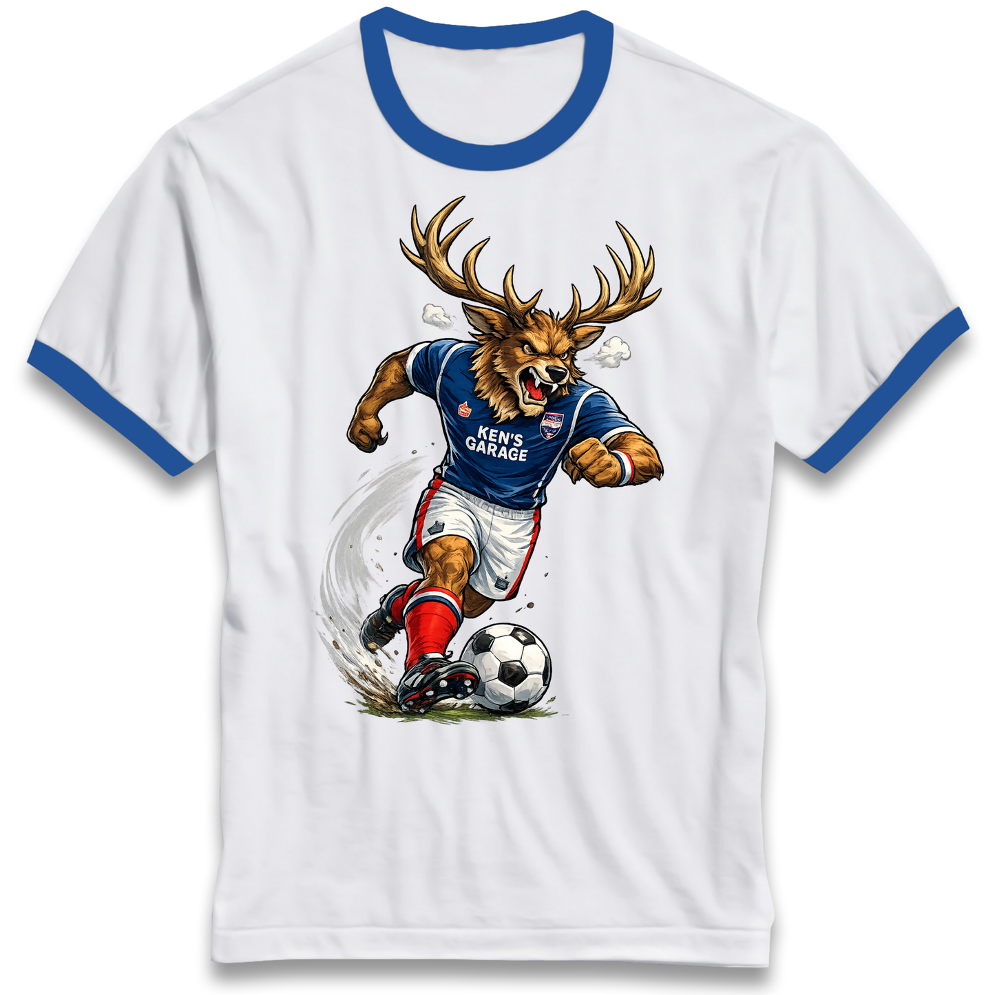Classic Ross County 1991 Football Ringer T Shirt