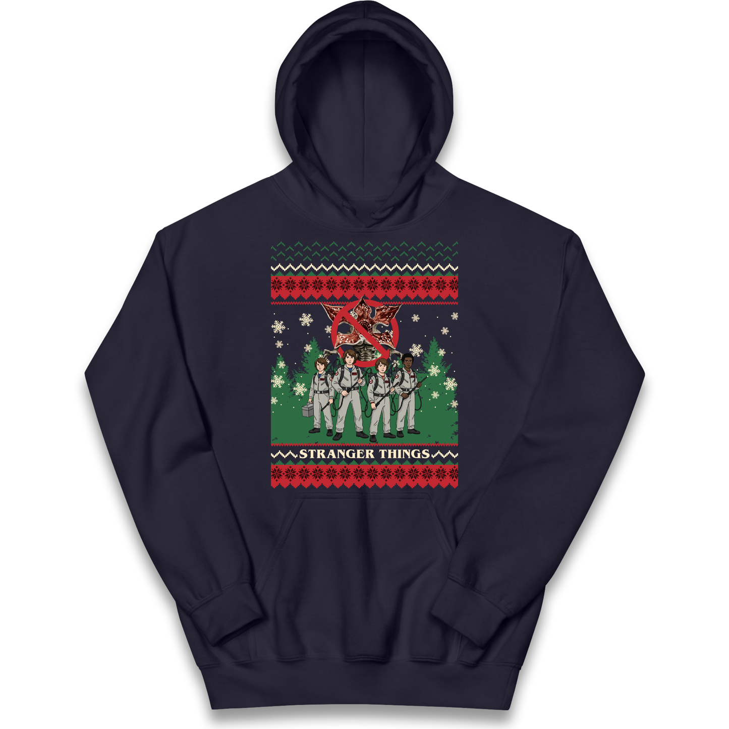 Stranger Things Demogorgon Christmas Kids Hoodie