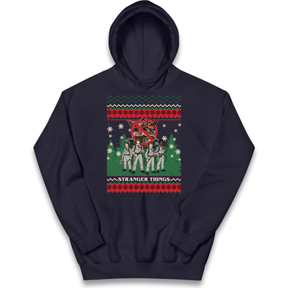 Stranger Things Demogorgon Christmas Kids Hoodie