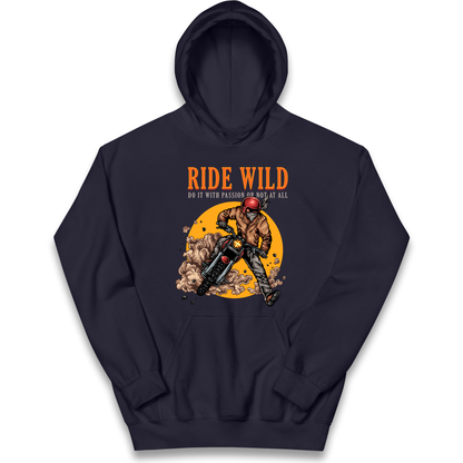 Ride Wild kids hoodie