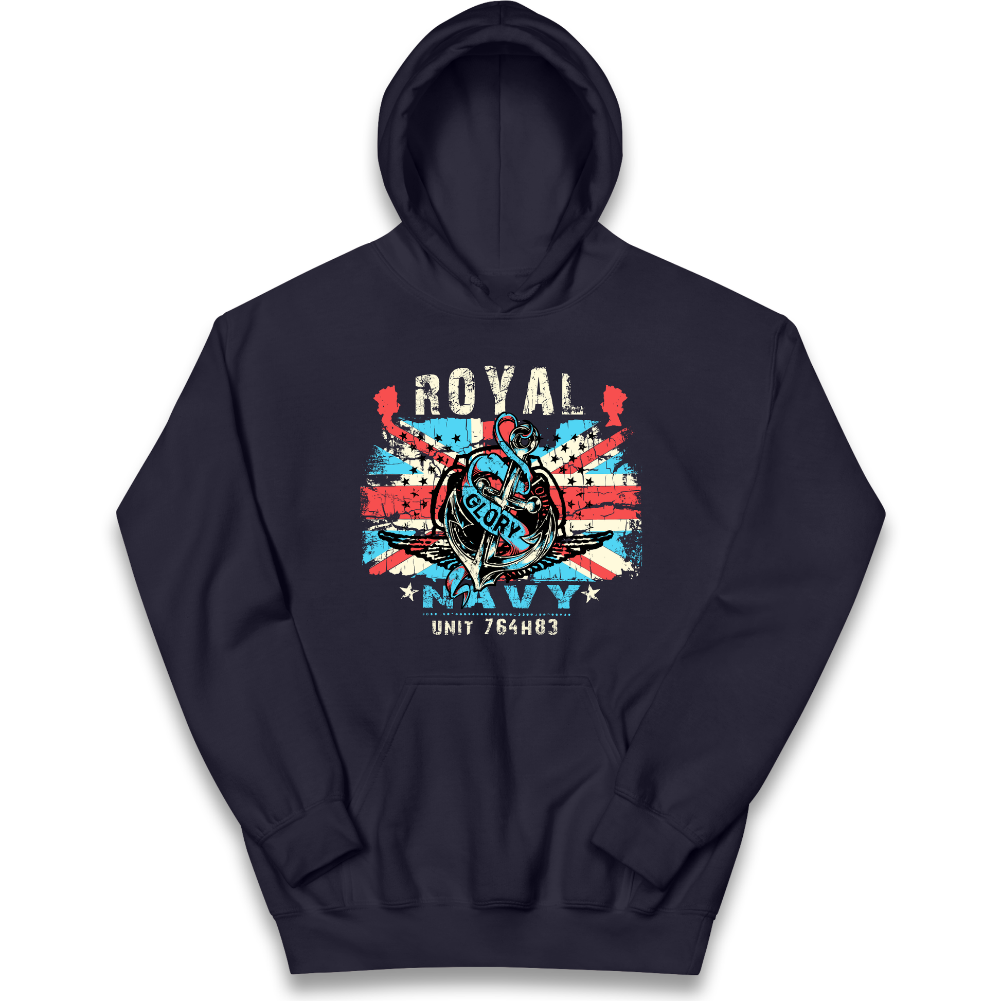 Royal Navy Glory Unit 764H83 kids hoodie