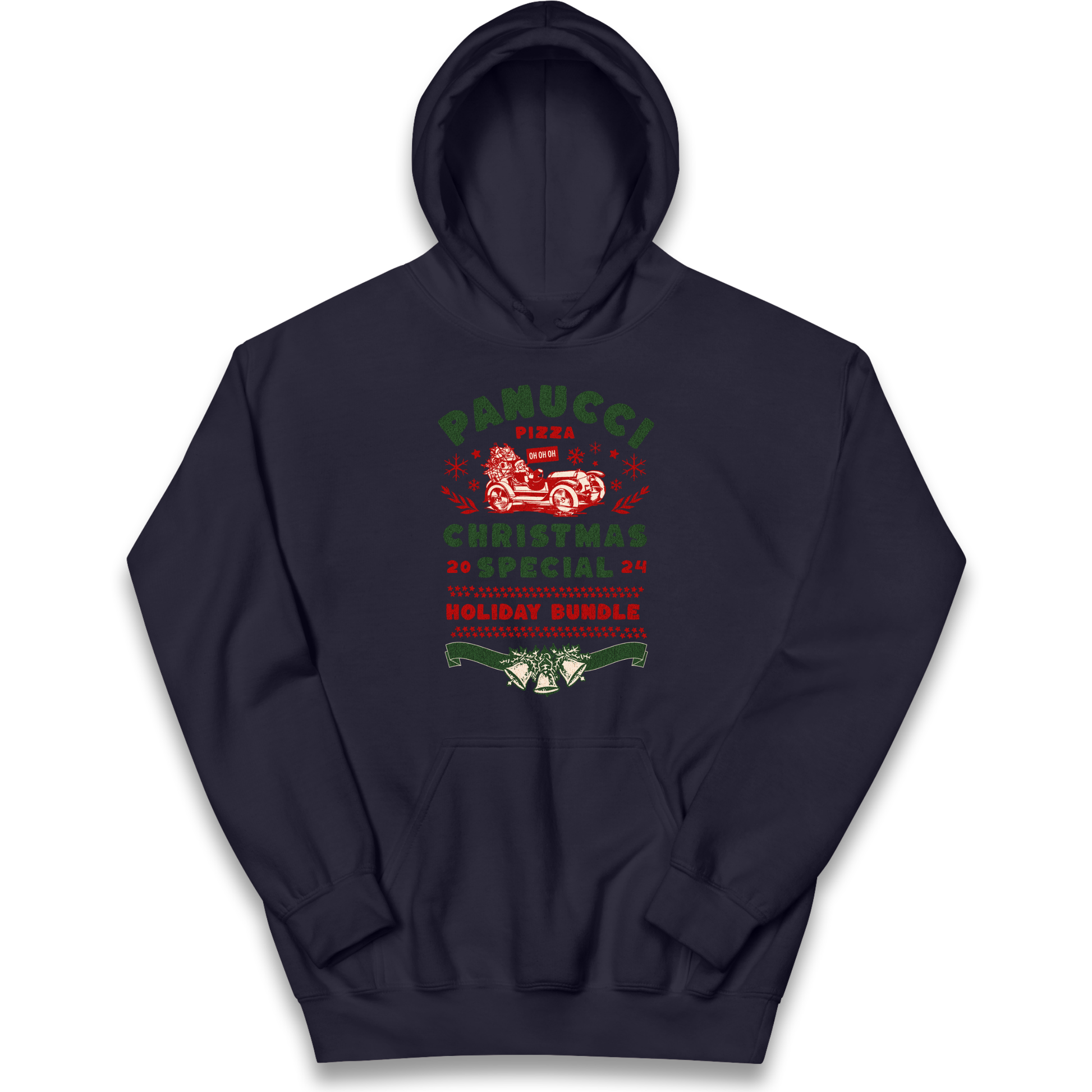 Panucci Pizza Christmas Special Christmas kids hoodie