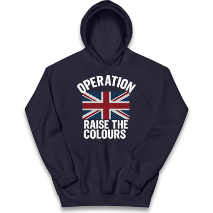 Operation Raise The Colours kids hoodie
