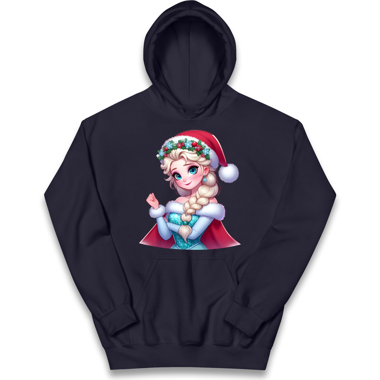 Elsa Frozen Santa kids hoodie