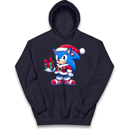 Sonic The Hedgehog Santa kids hoodie