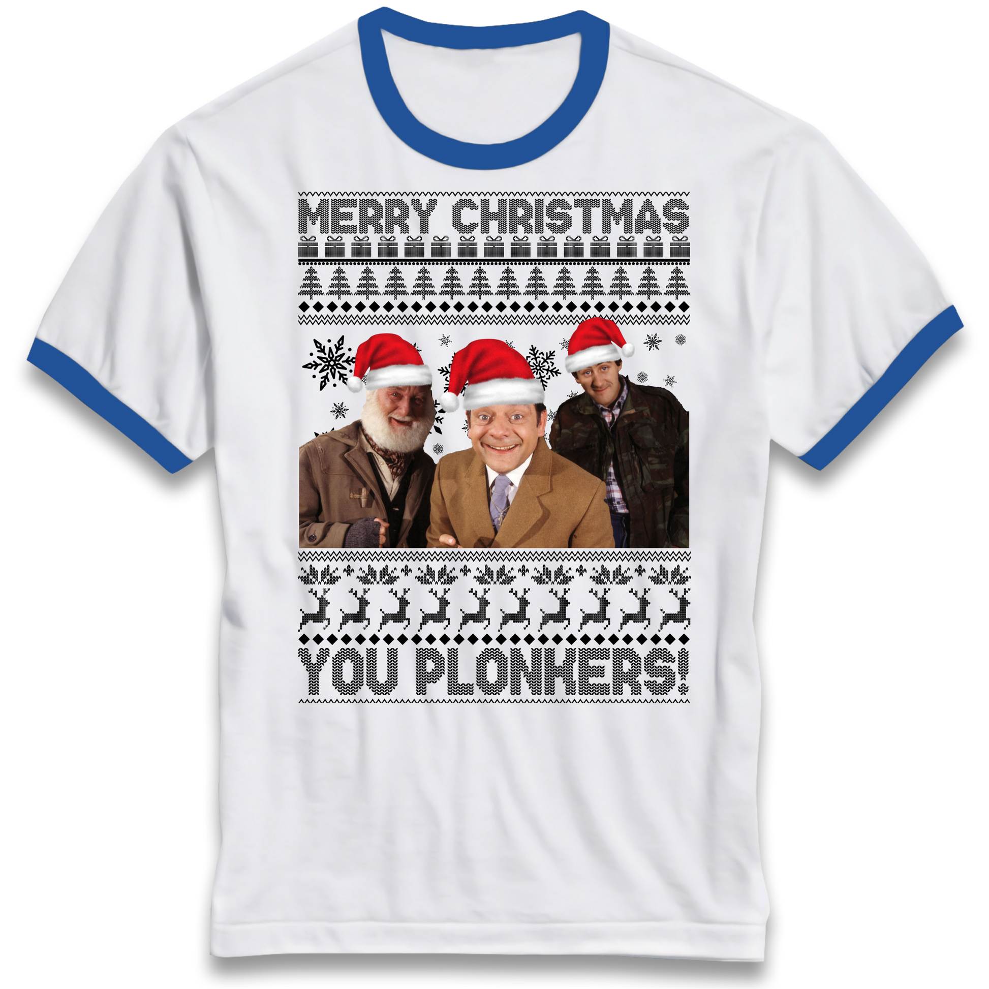 Plonkers Christmas Ringer T Shirt