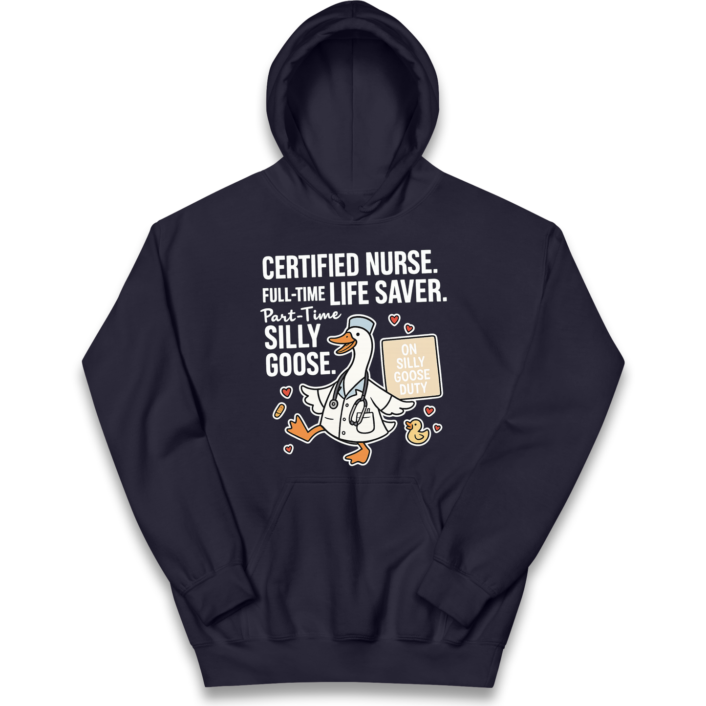 Full Time Nurse Part Time Silly Goose kids hoodie