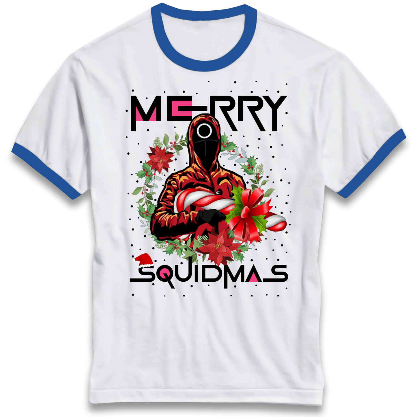 Merry Squid Games Ringer T Shirt