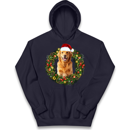 Dog Christmas kids hoodie