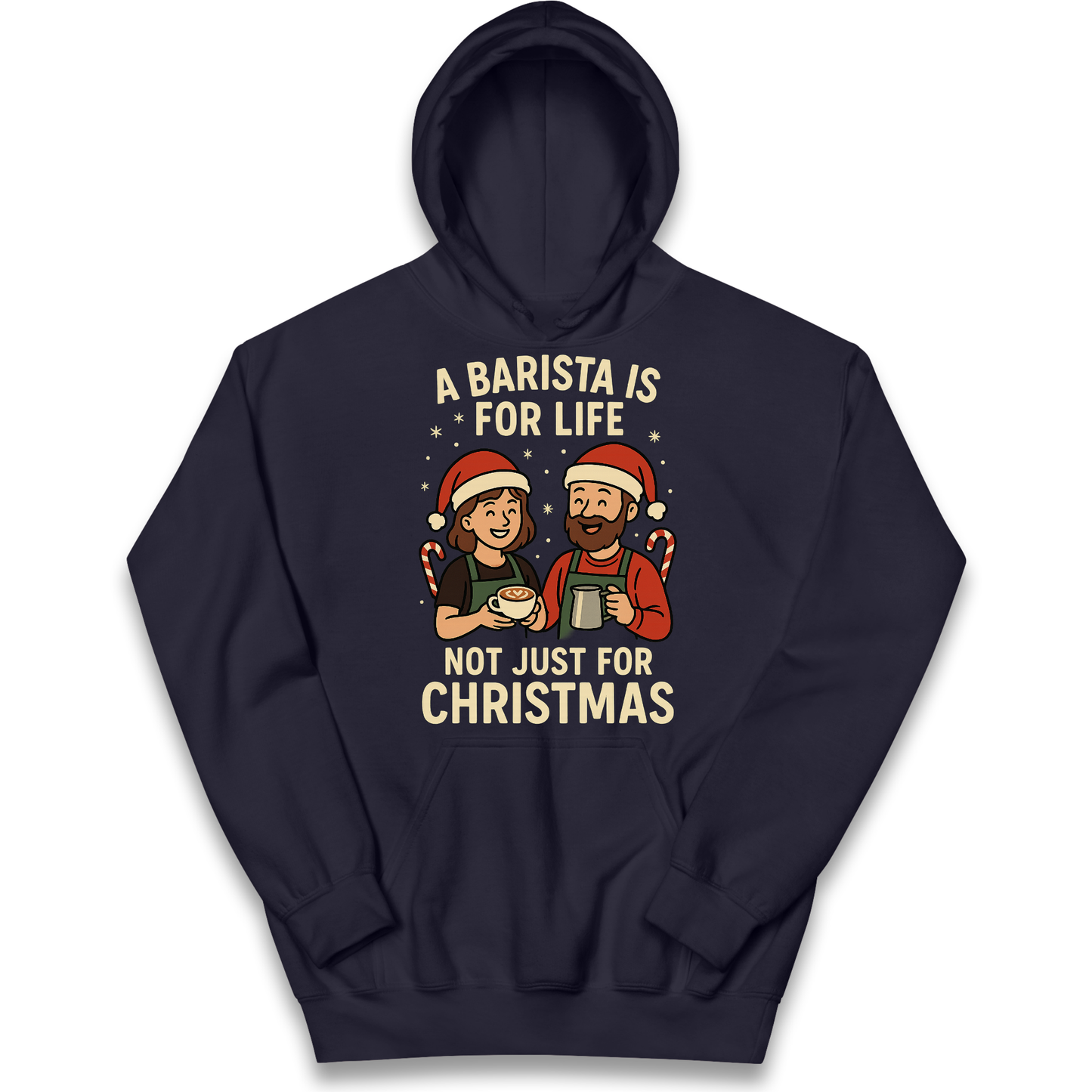 Barista Christmas Kids Hoodie