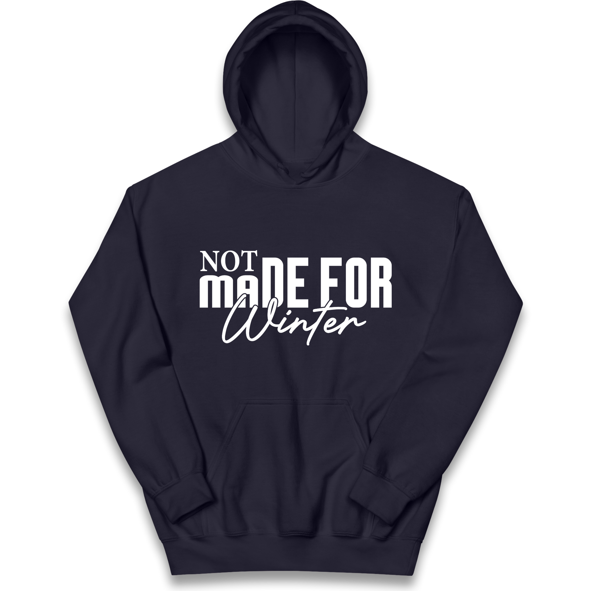 Not Made For Winter Christmas kids hoodie