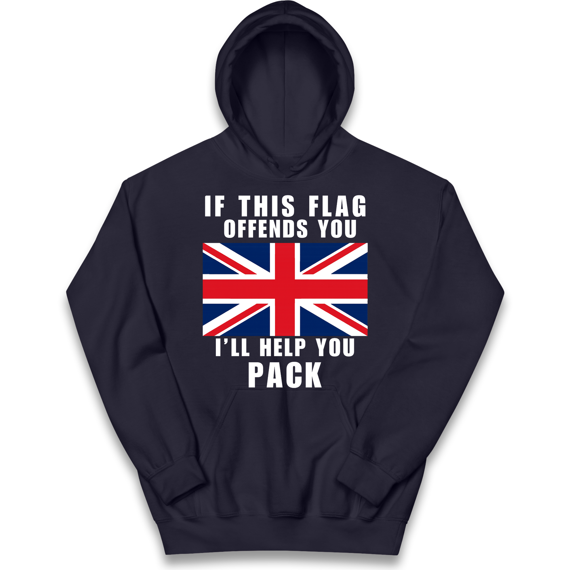 If This Flag Offends You I Will Help You Pack kids hoodie