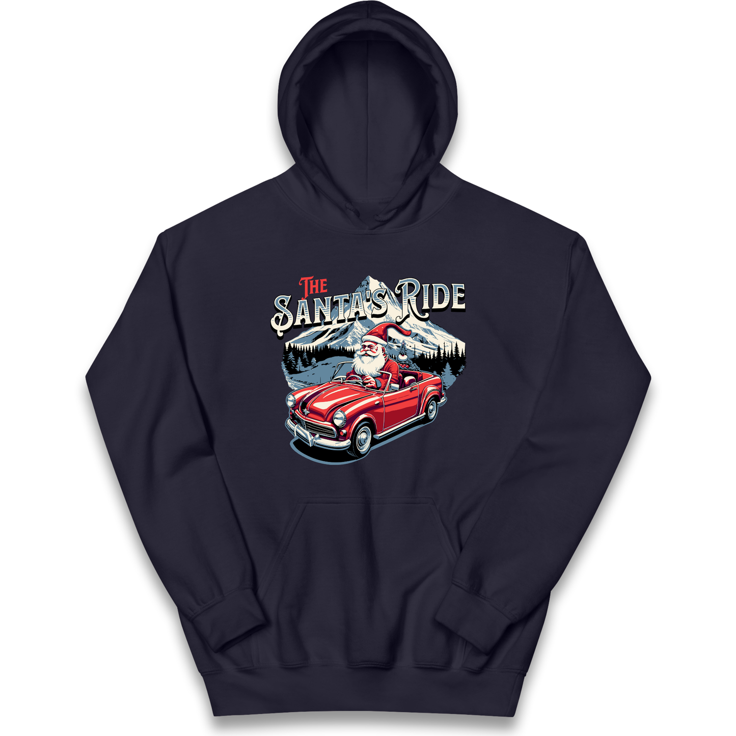 The Santas Ride Christmas kids hoodie