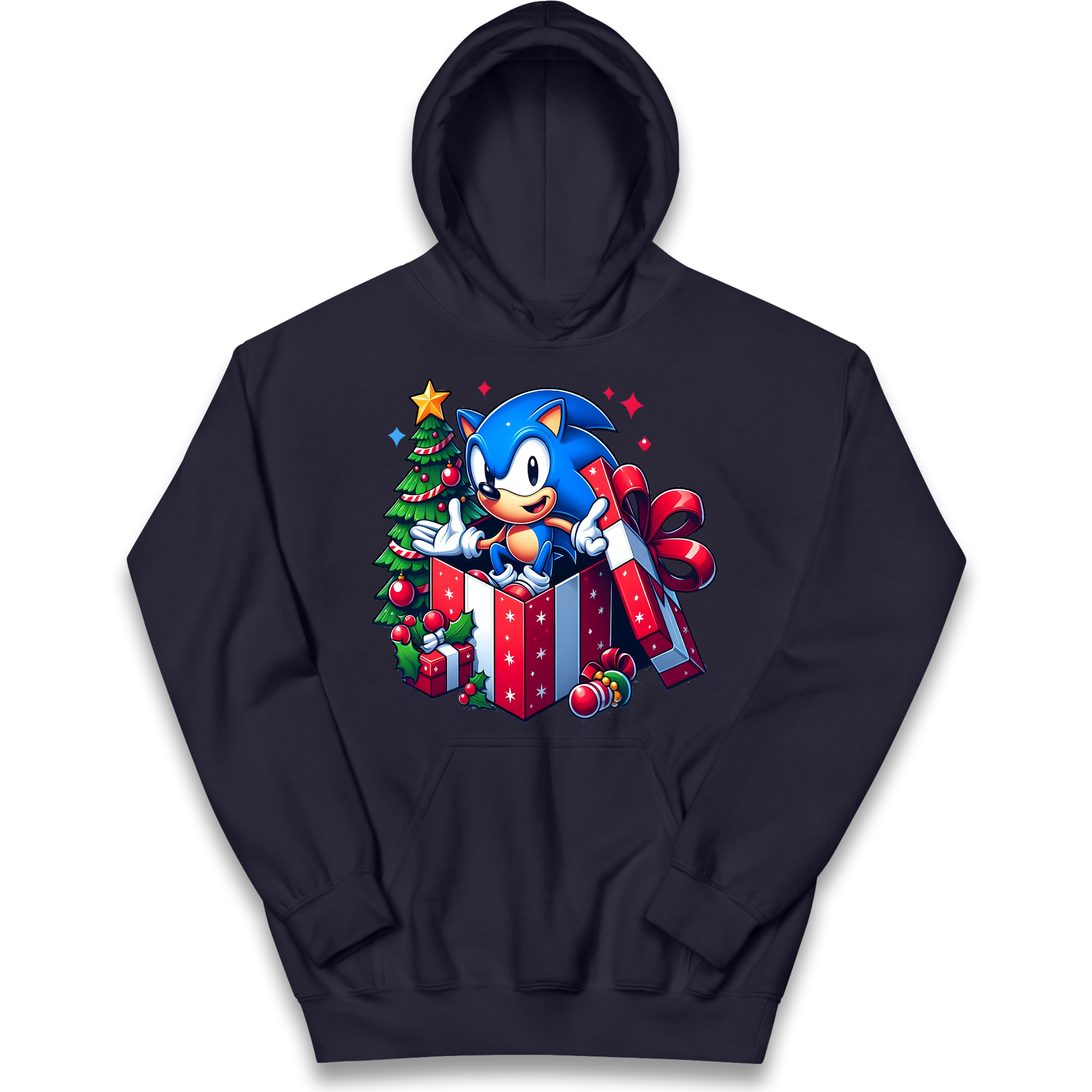 Sonic The Hedgehog Christmas kids hoodie