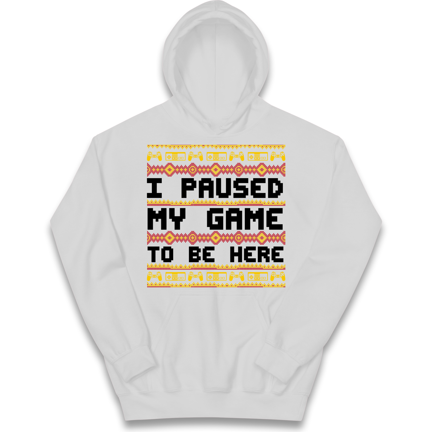 Paused My Game Kids Hoodie