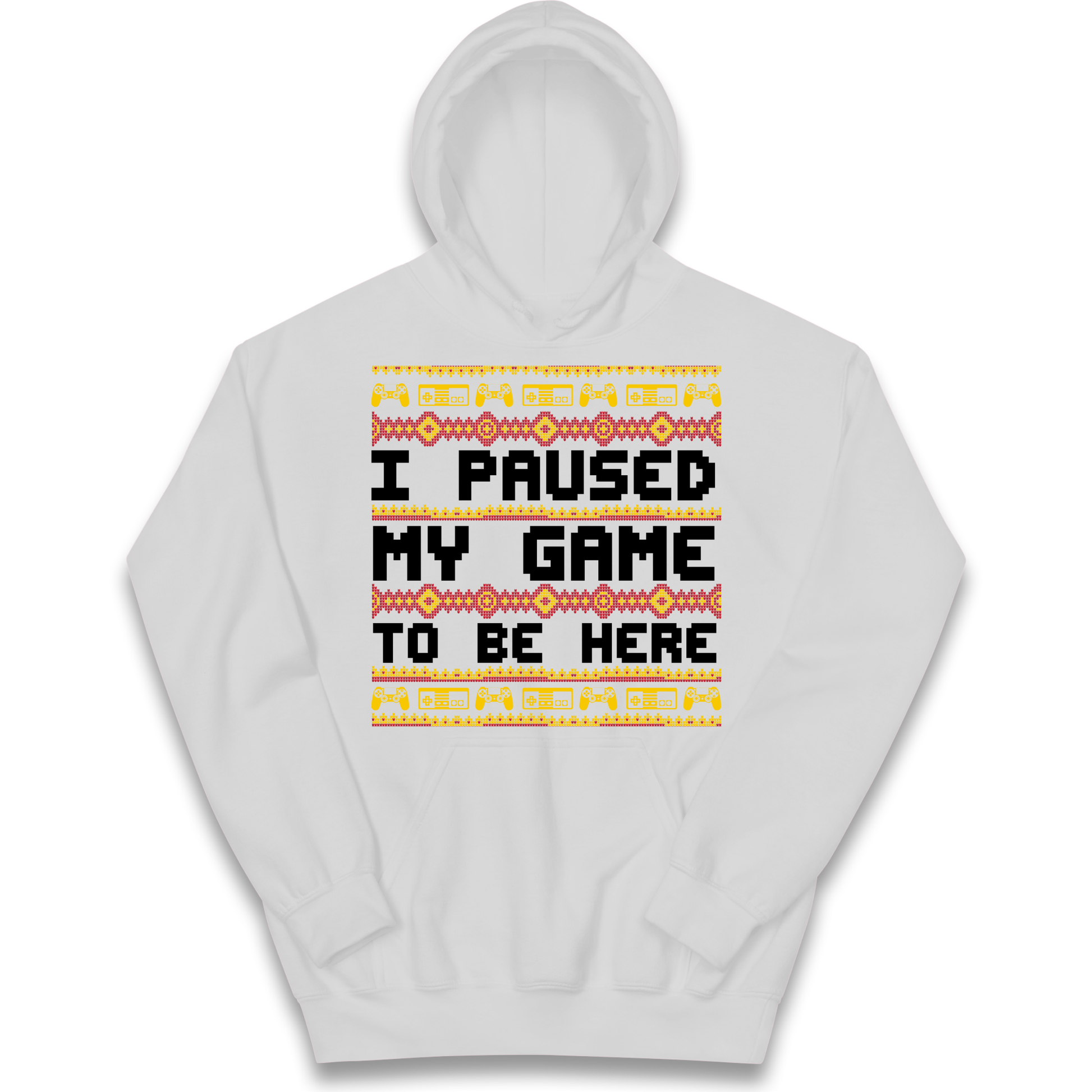 Paused My Game Kids Hoodie