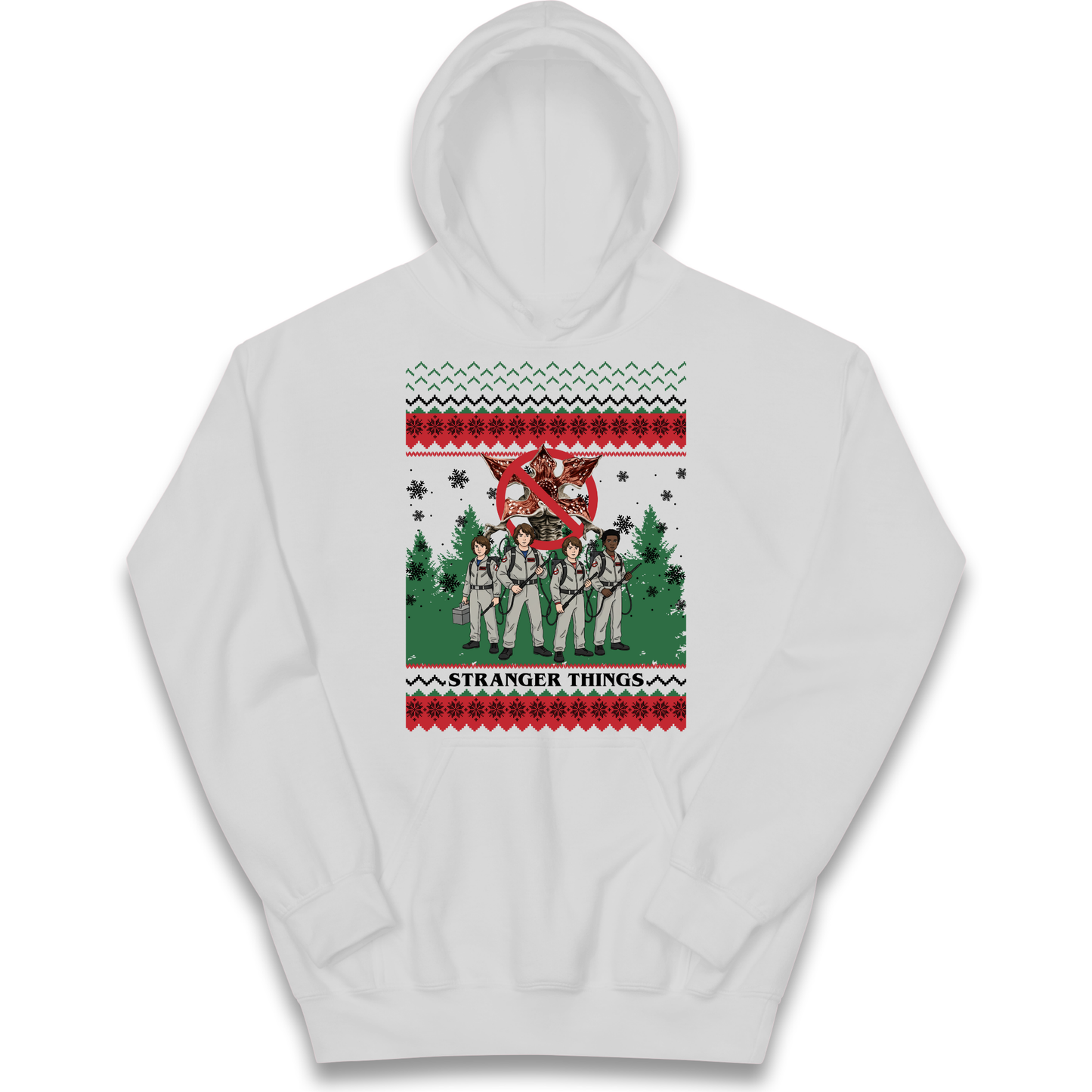 Stranger Things Demogorgon Christmas Kids Hoodie