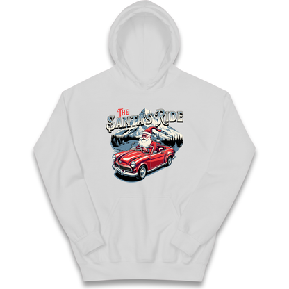 The Santas Ride Christmas kids hoodie