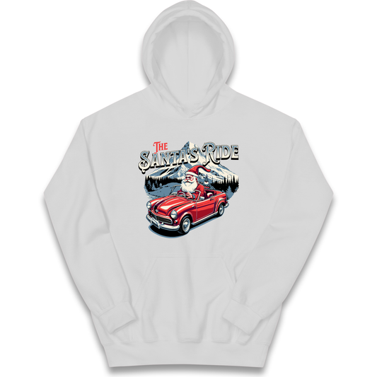 The Santas Ride Christmas kids hoodie