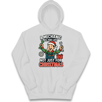 Mechanic Christmas Kids Hoodie