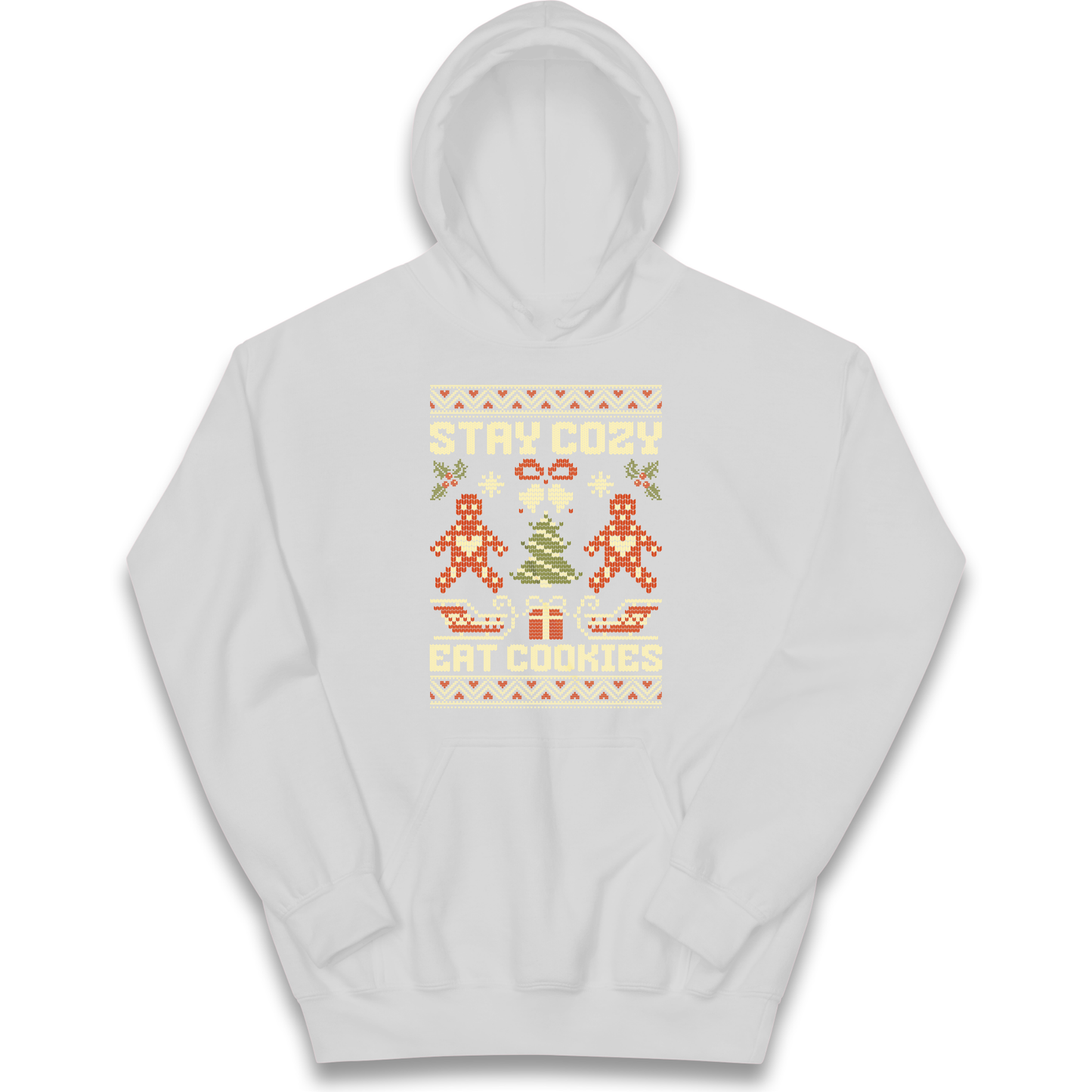 Stay Cozy Eat Cookies Christmas kids hoodie