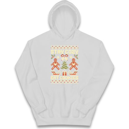 Stay Cozy Eat Cookies Christmas kids hoodie