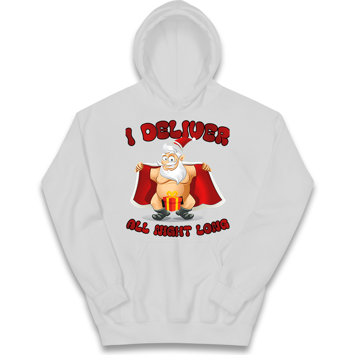 Santa Claus I Deliver All Night Long Christmas kids hoodie