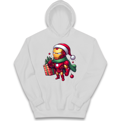 Ironman Santa kids hoodie