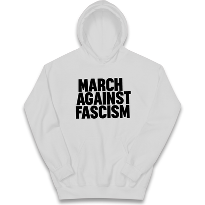 March Against Fascism kids hoodie