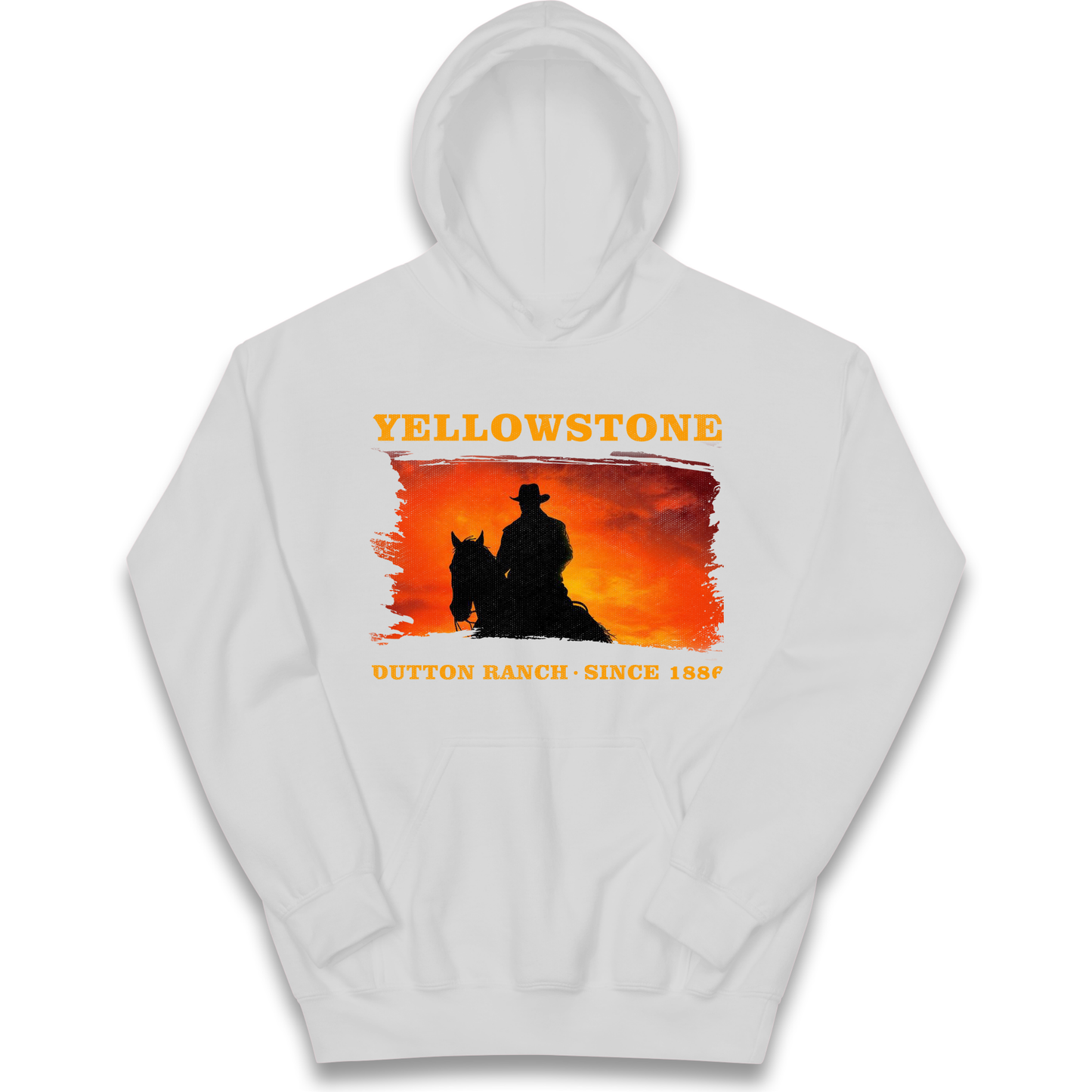 Yellowstone Dutton Ranch Since 1886 kids hoodie