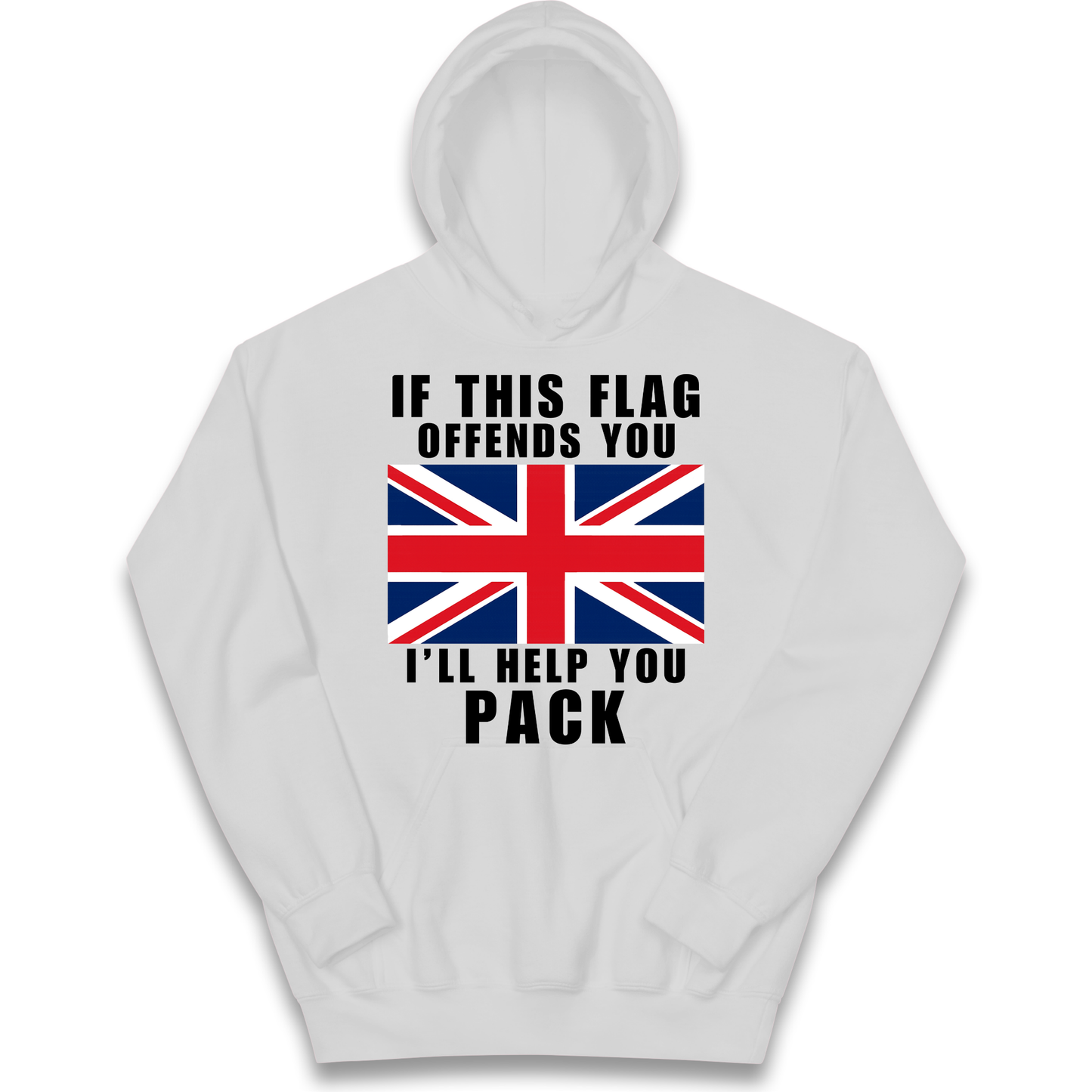 If This Flag Offends You I Will Help You Pack kids hoodie