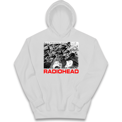 Radiohead We Are Not Screaming kids hoodie