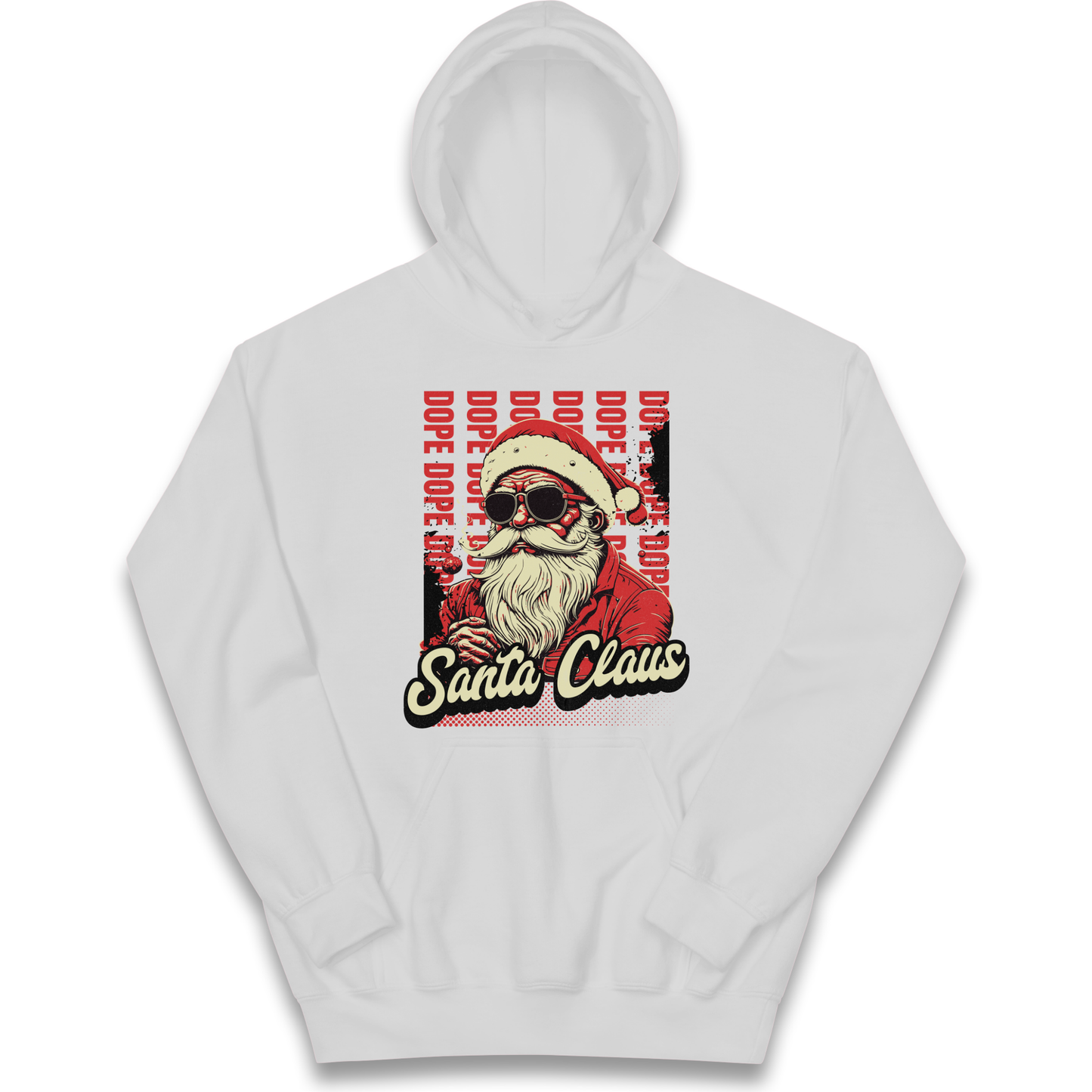 Dope Santa Claus kids hoodie