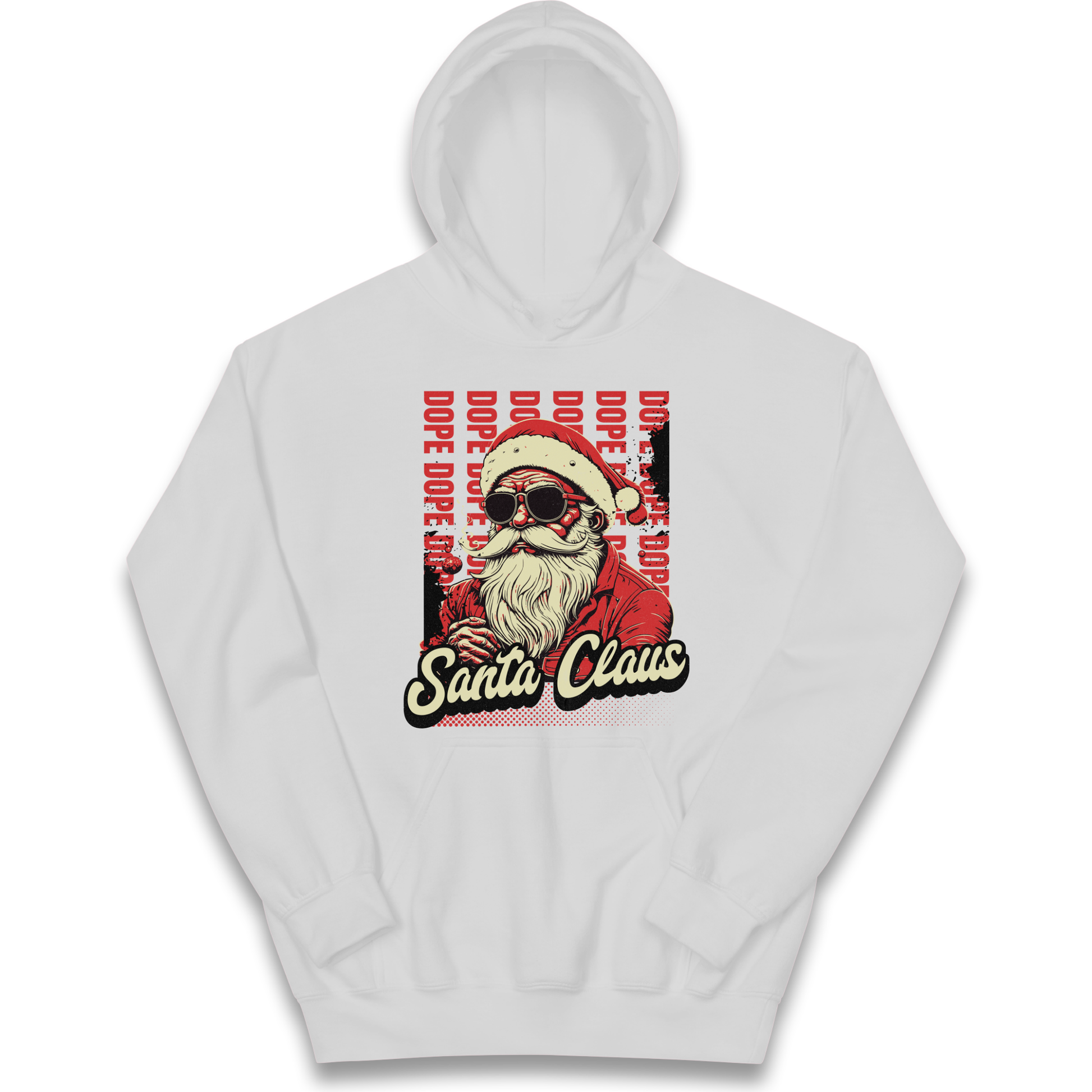 Dope Santa Claus kids hoodie