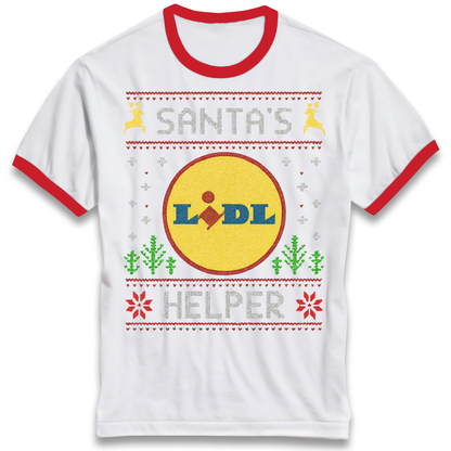 Lidl Christmas Ringer T Shirt