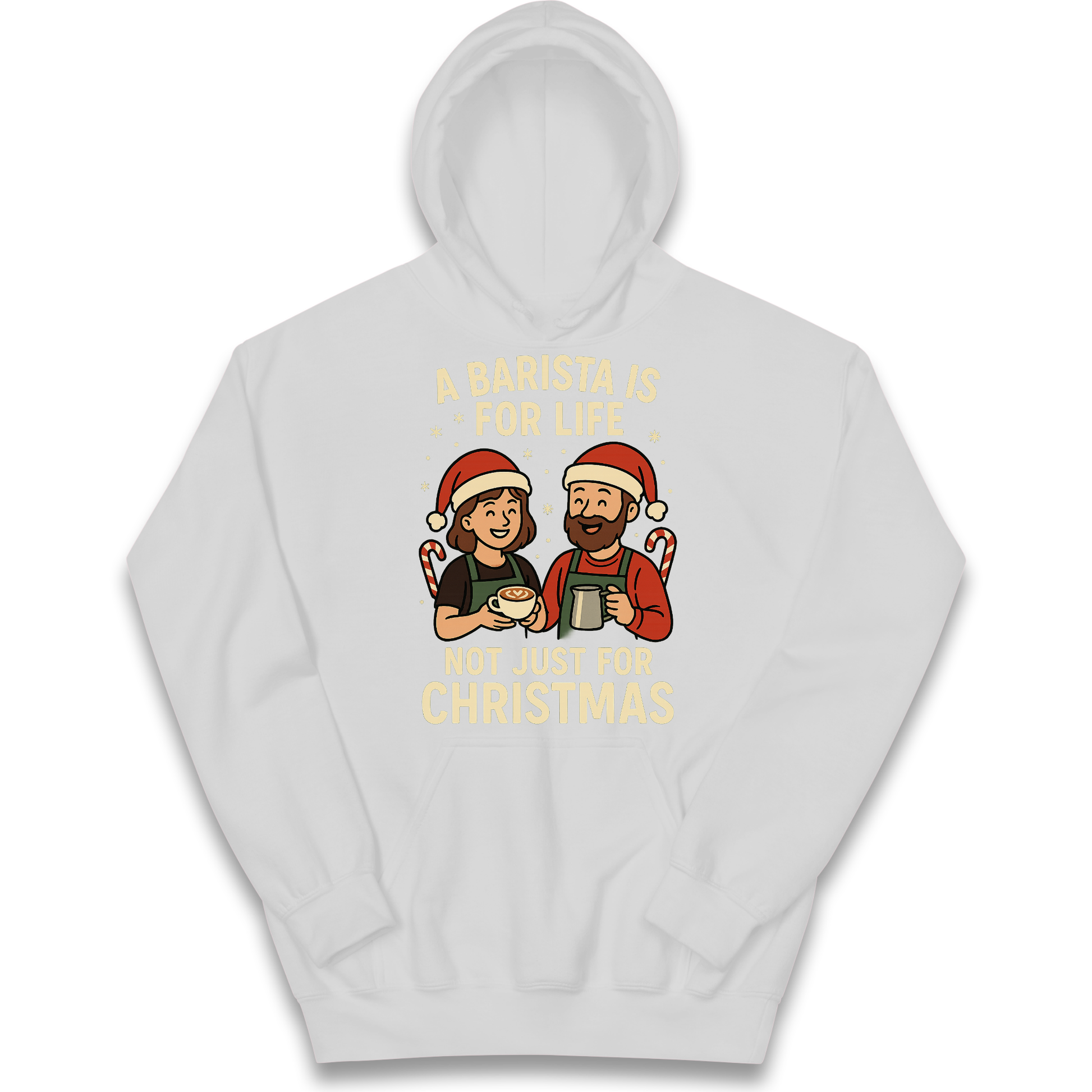 Barista Christmas Kids Hoodie