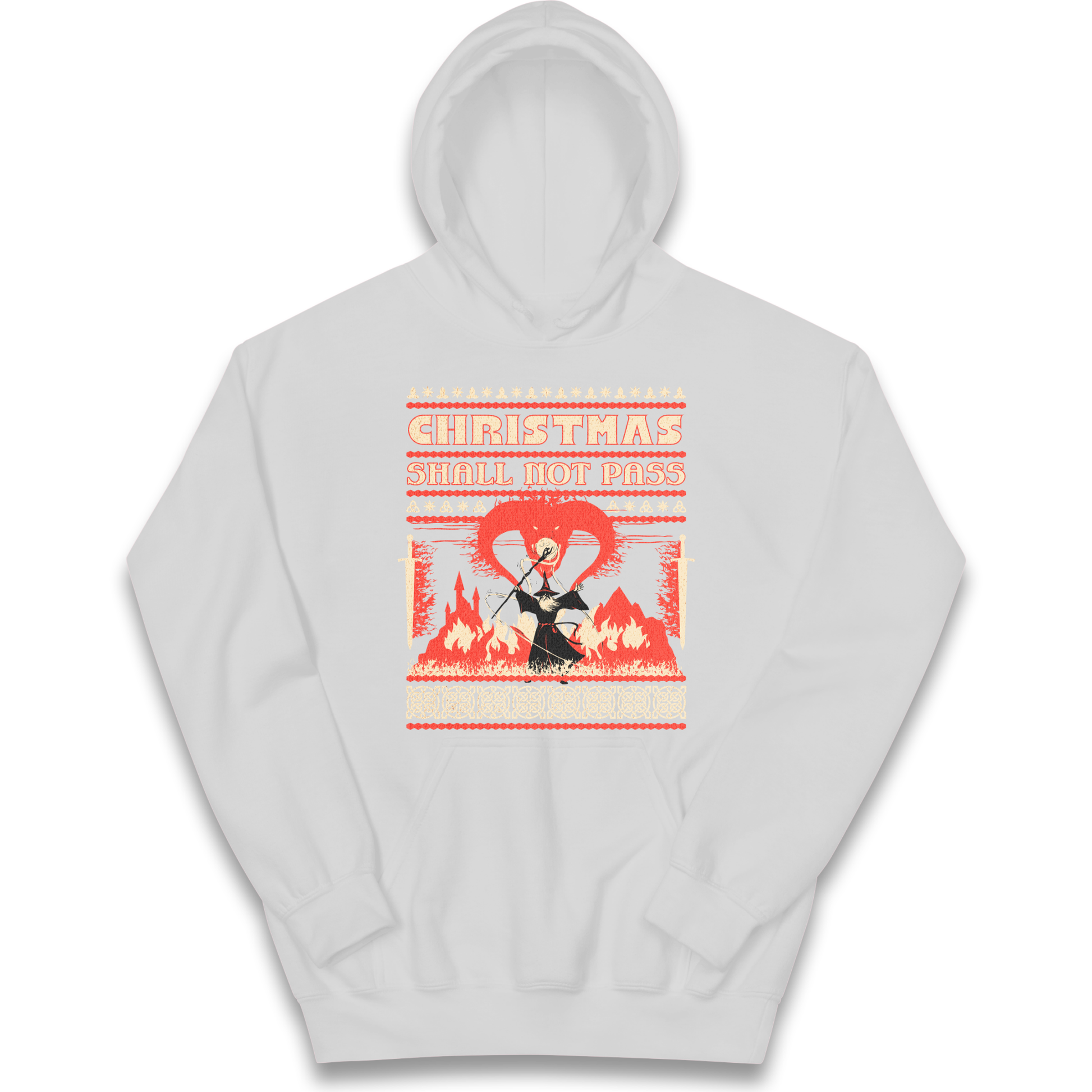 Christmas Shall Not Pass kids hoodie