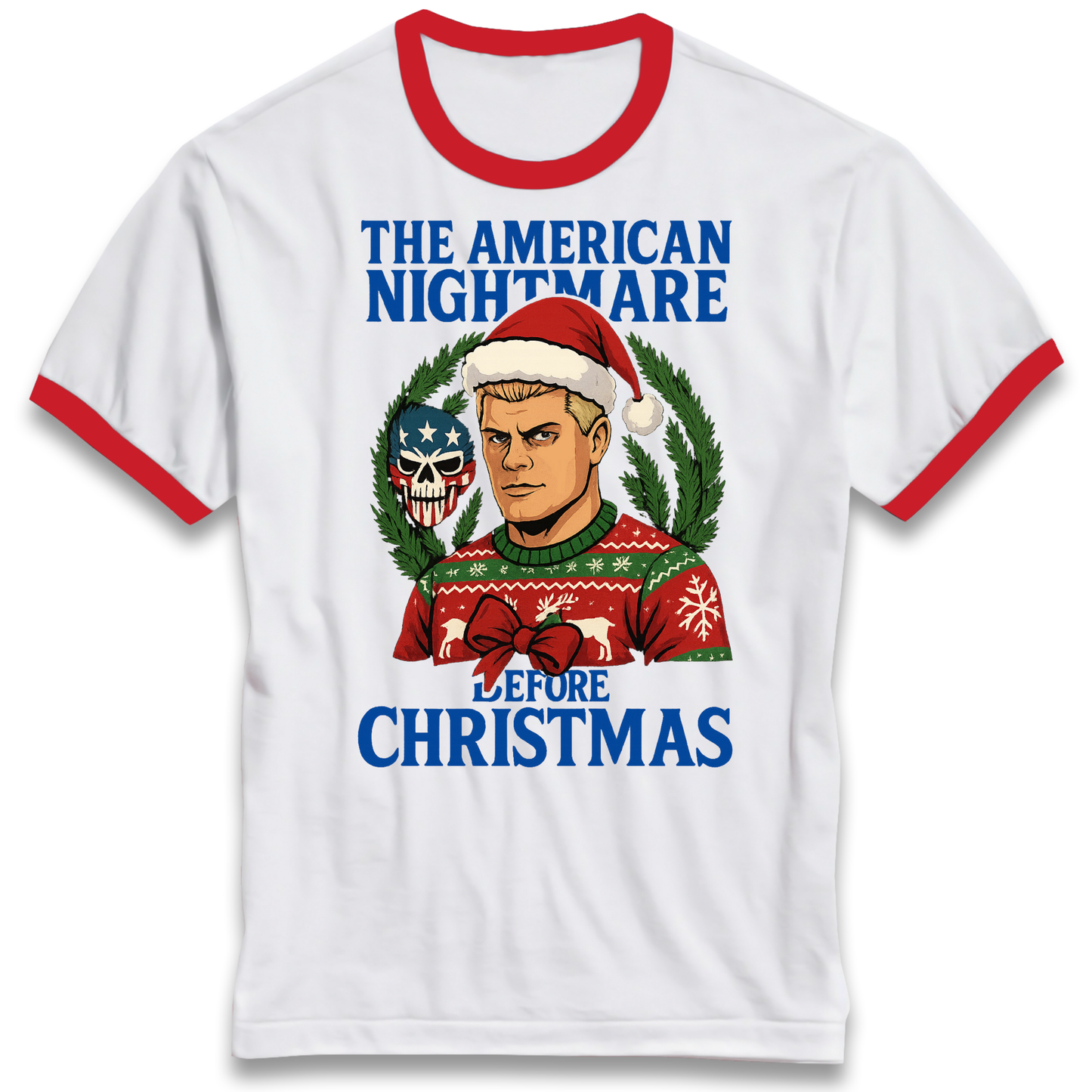 Cody Rhodes Christmas Ringer T Shirt