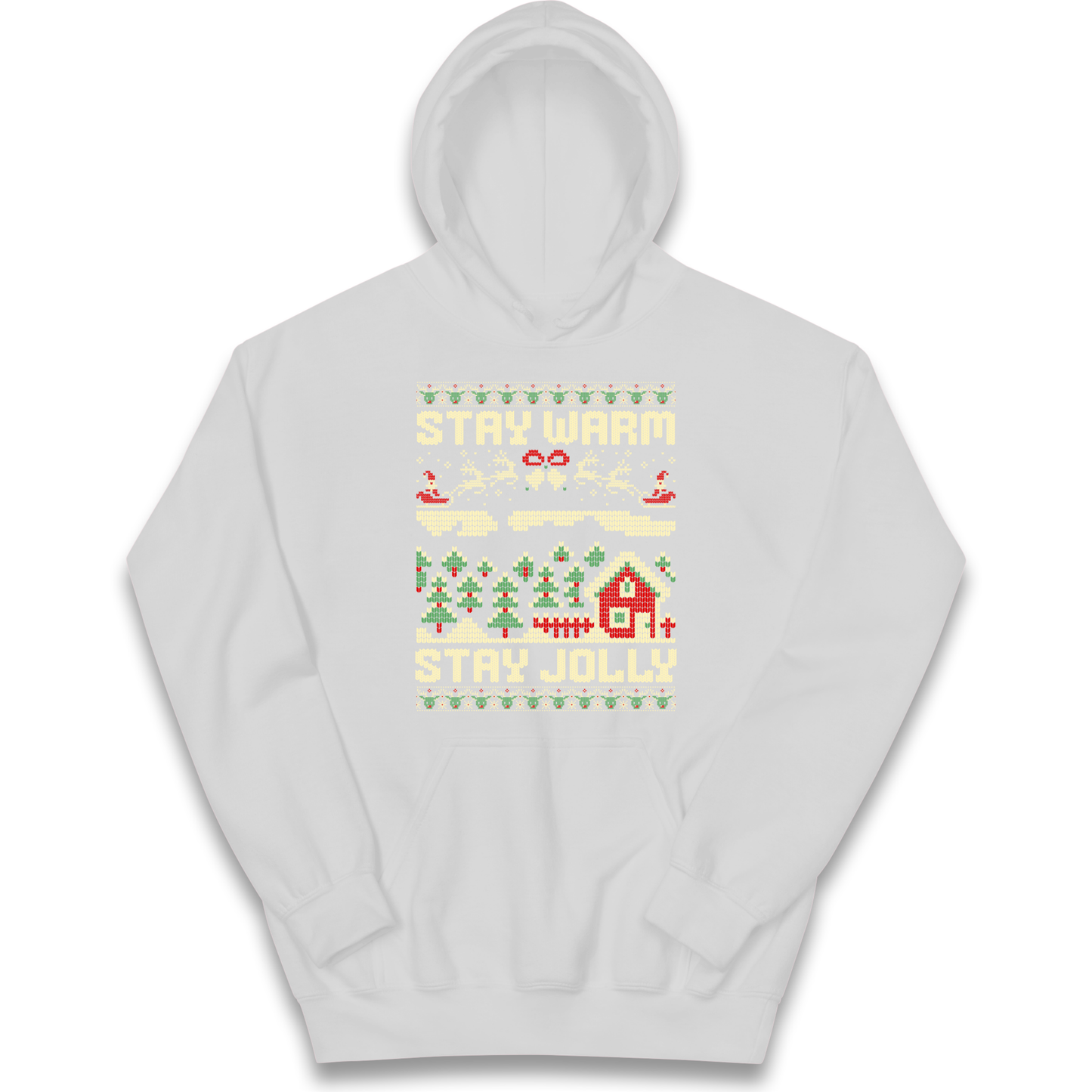 Stay Warm Stay Jolly Christmas kids hoodie