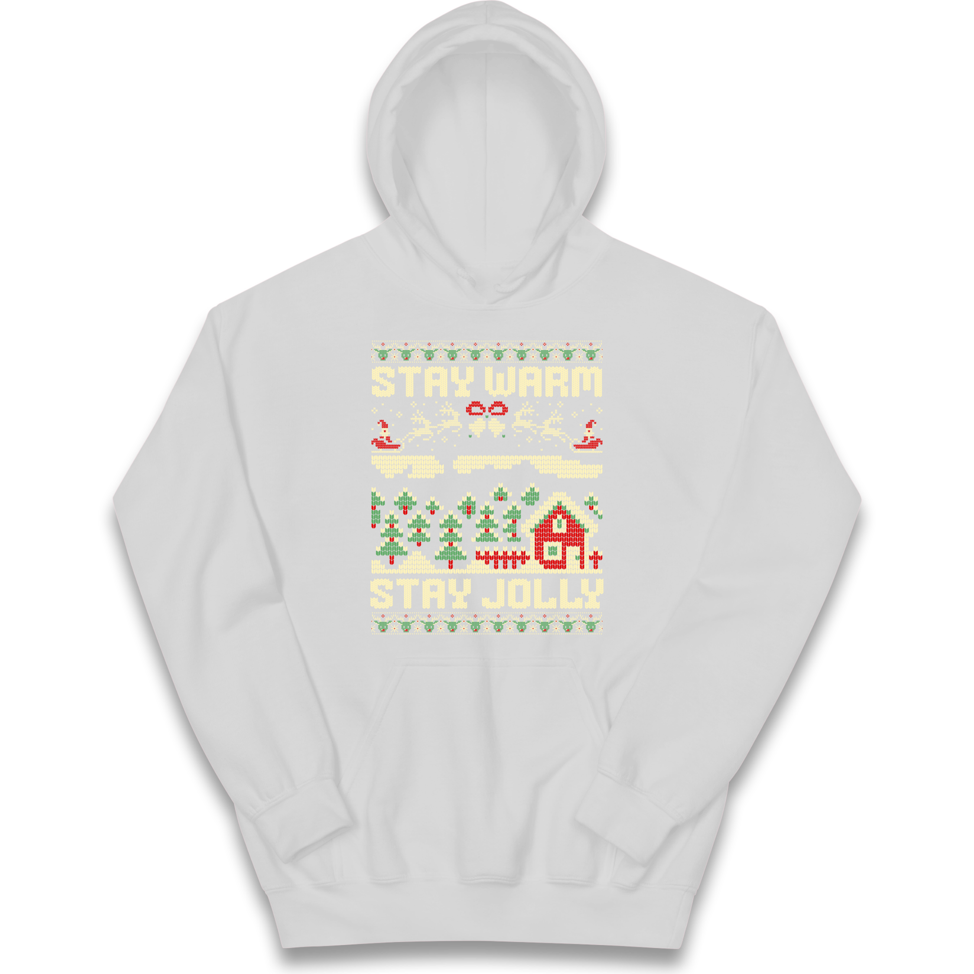 Stay Warm Stay Jolly Christmas kids hoodie