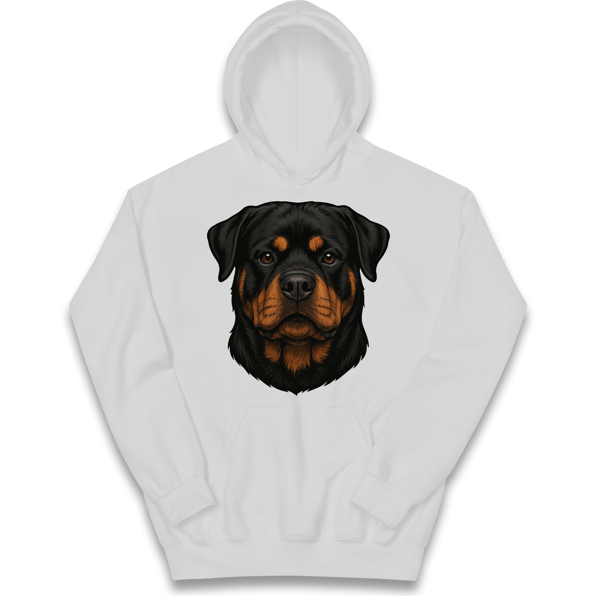 Rottweiler Face kids hoodie