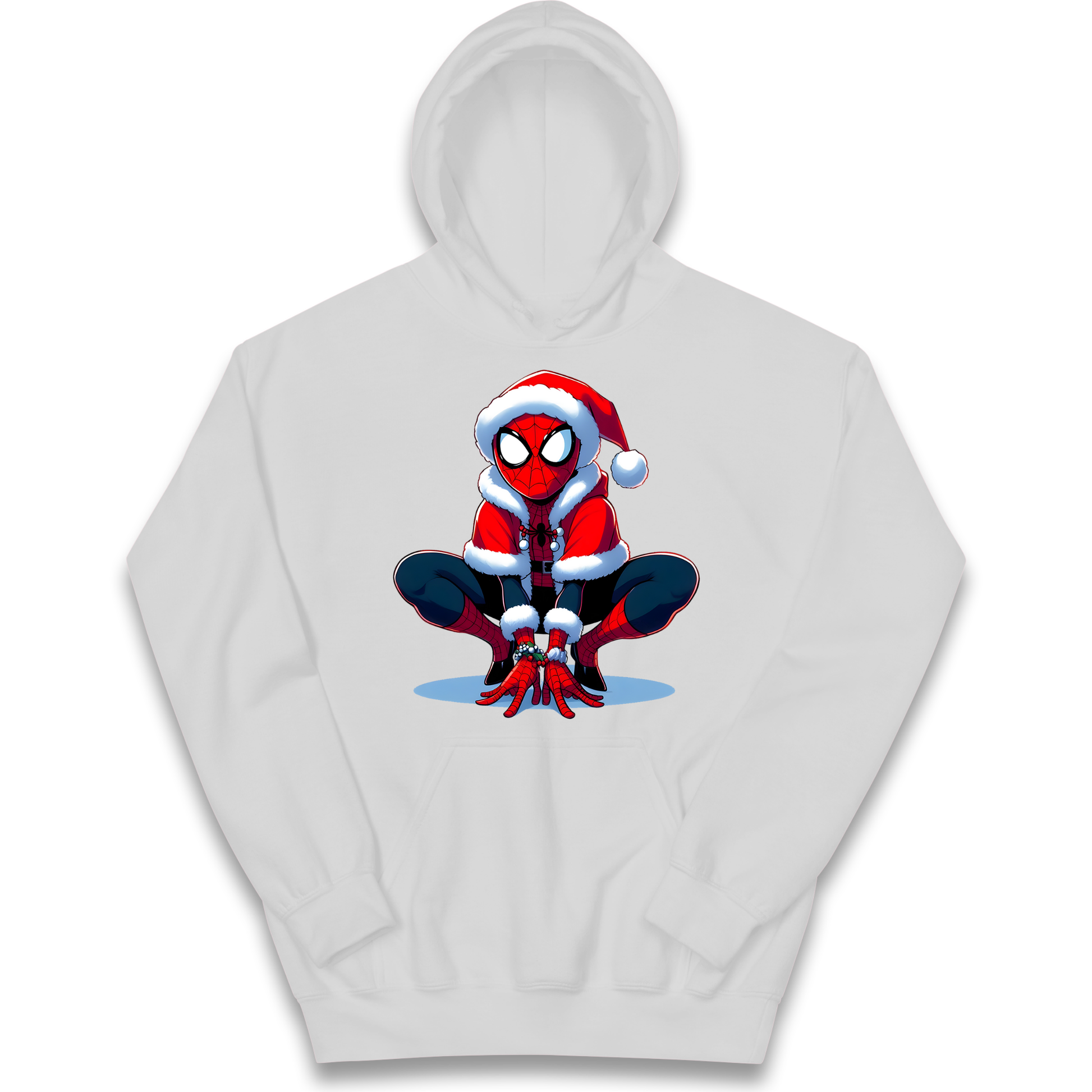 Spiderman Santa kids hoodie