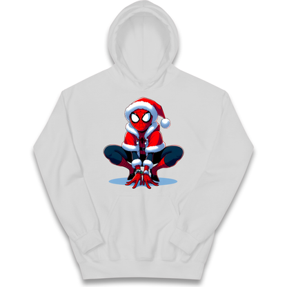 Spiderman Santa kids hoodie